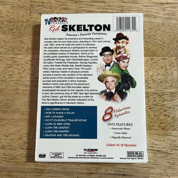 Red Skelton TV Classics 2 DVD Sealed - Picture 2 of 2